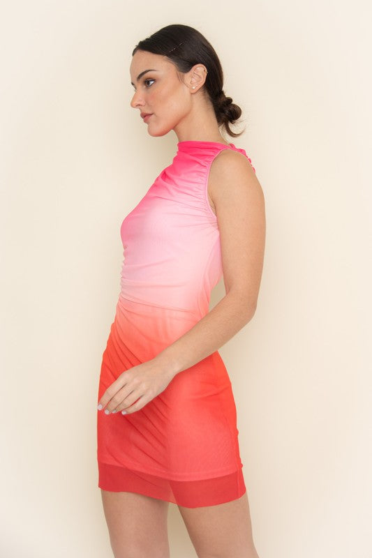 Mesh Ombre Dress