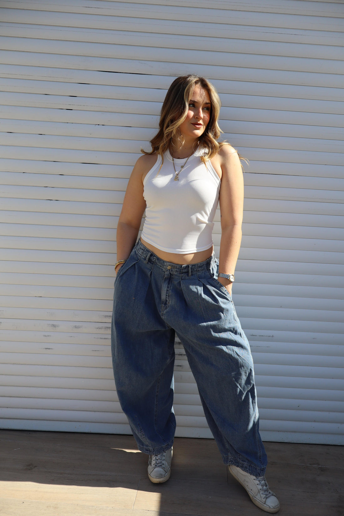 Low-Rise Baggy Jeans