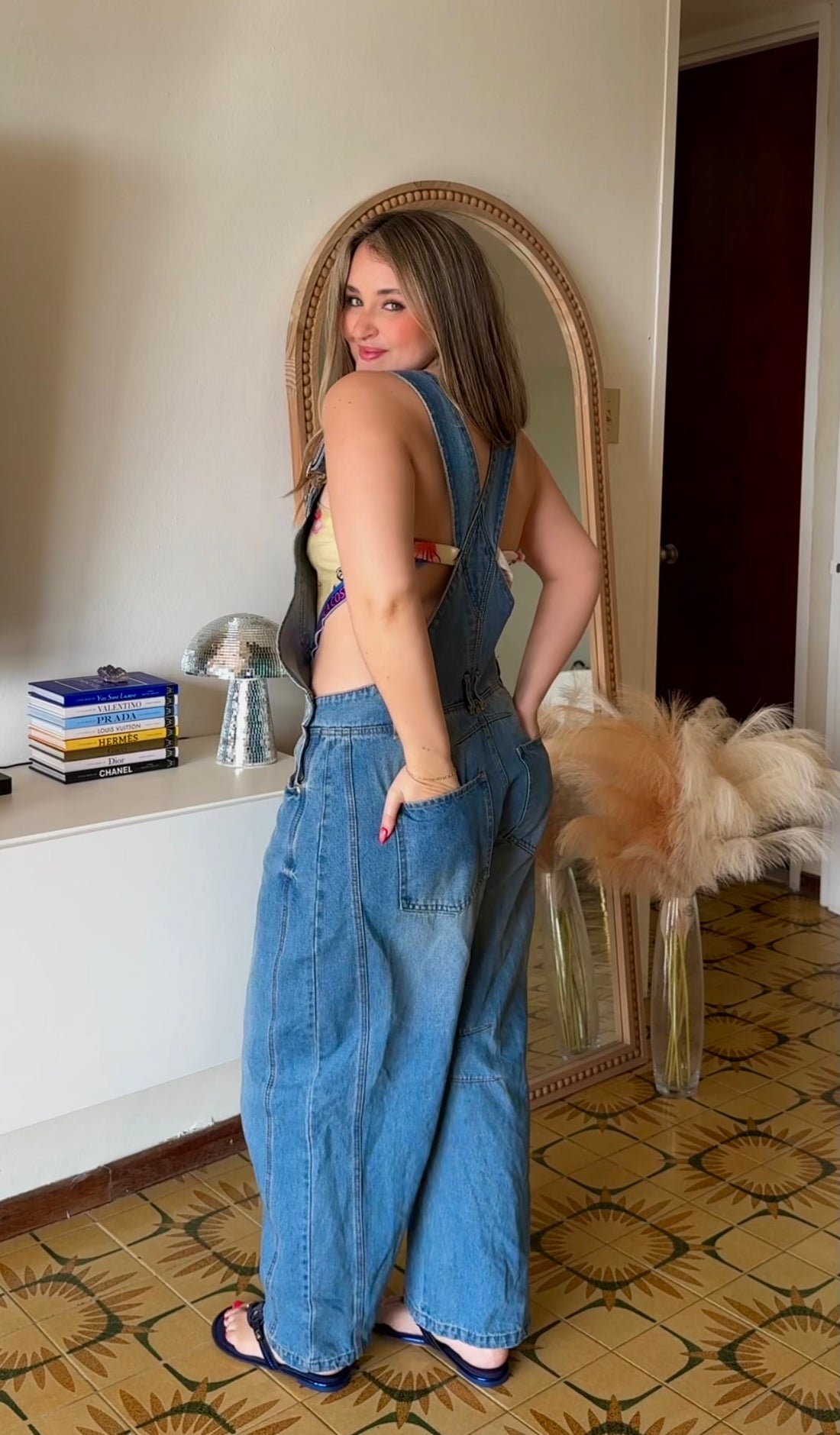 Denim Pants Overalls