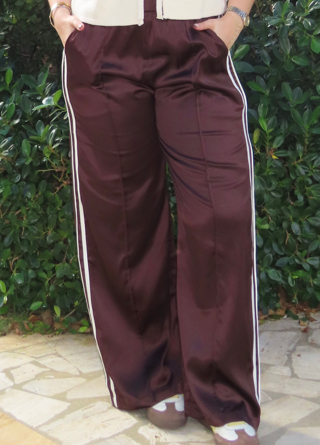 Satin Chocolate Pants