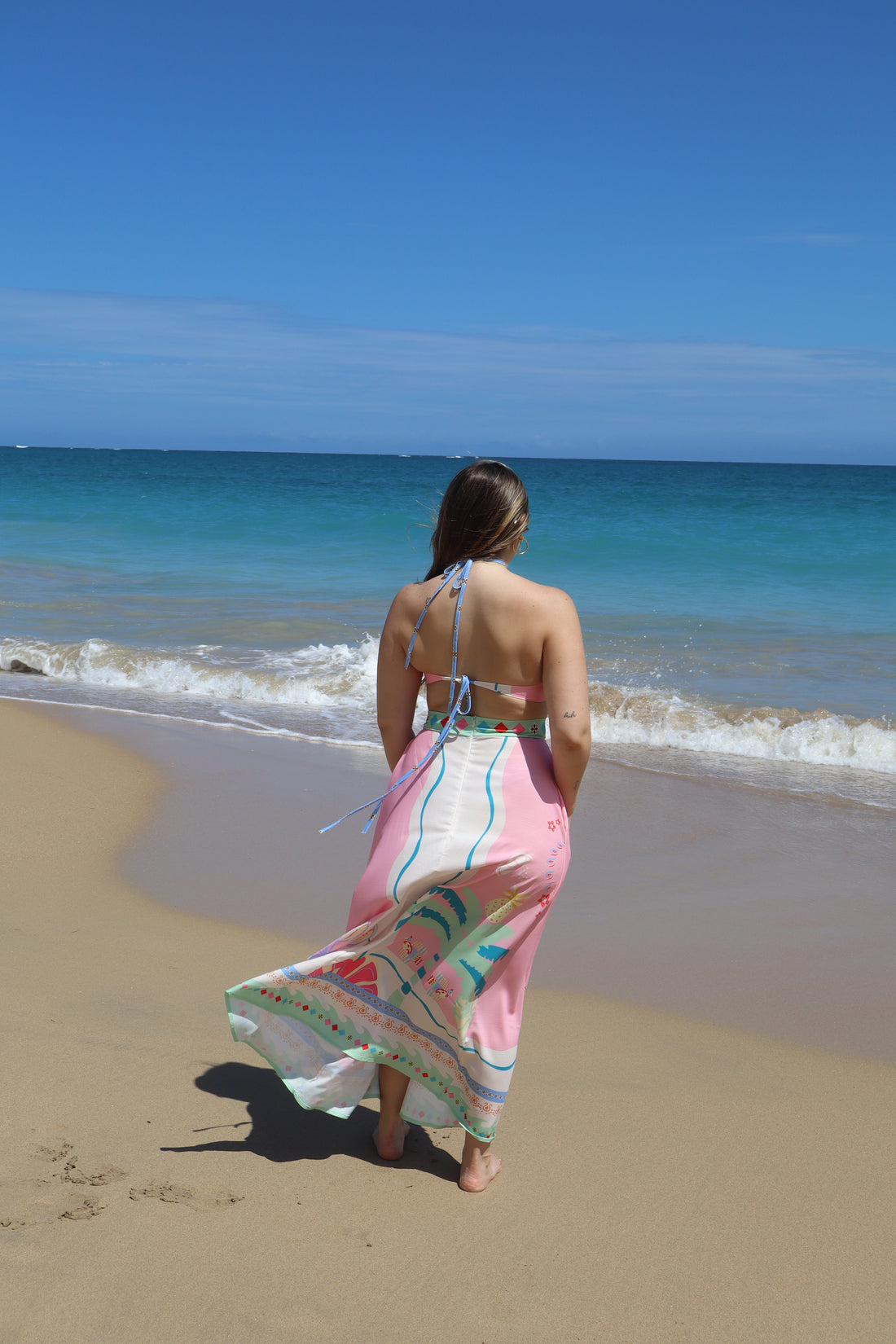 Spring Halter Dress