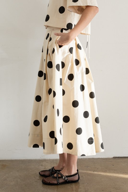 Polka dots skirt